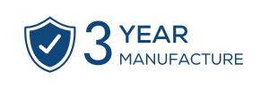 3 year manufacture warranty